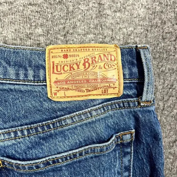 Lucky Brand Jeans Womens 0/25 Sienna Slim Boyfriend Blue Denim Casual Distressed - Picture 6 of 11